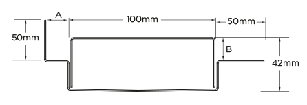 100ARiMTLF Linear Drain with Tile Flange