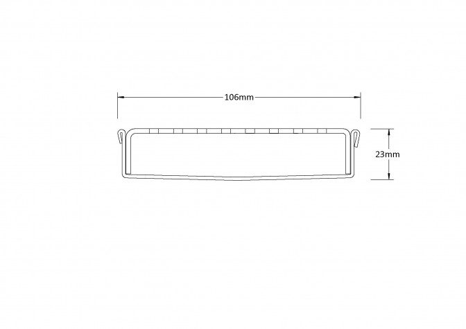 100PPSi20MTL Linear Drain